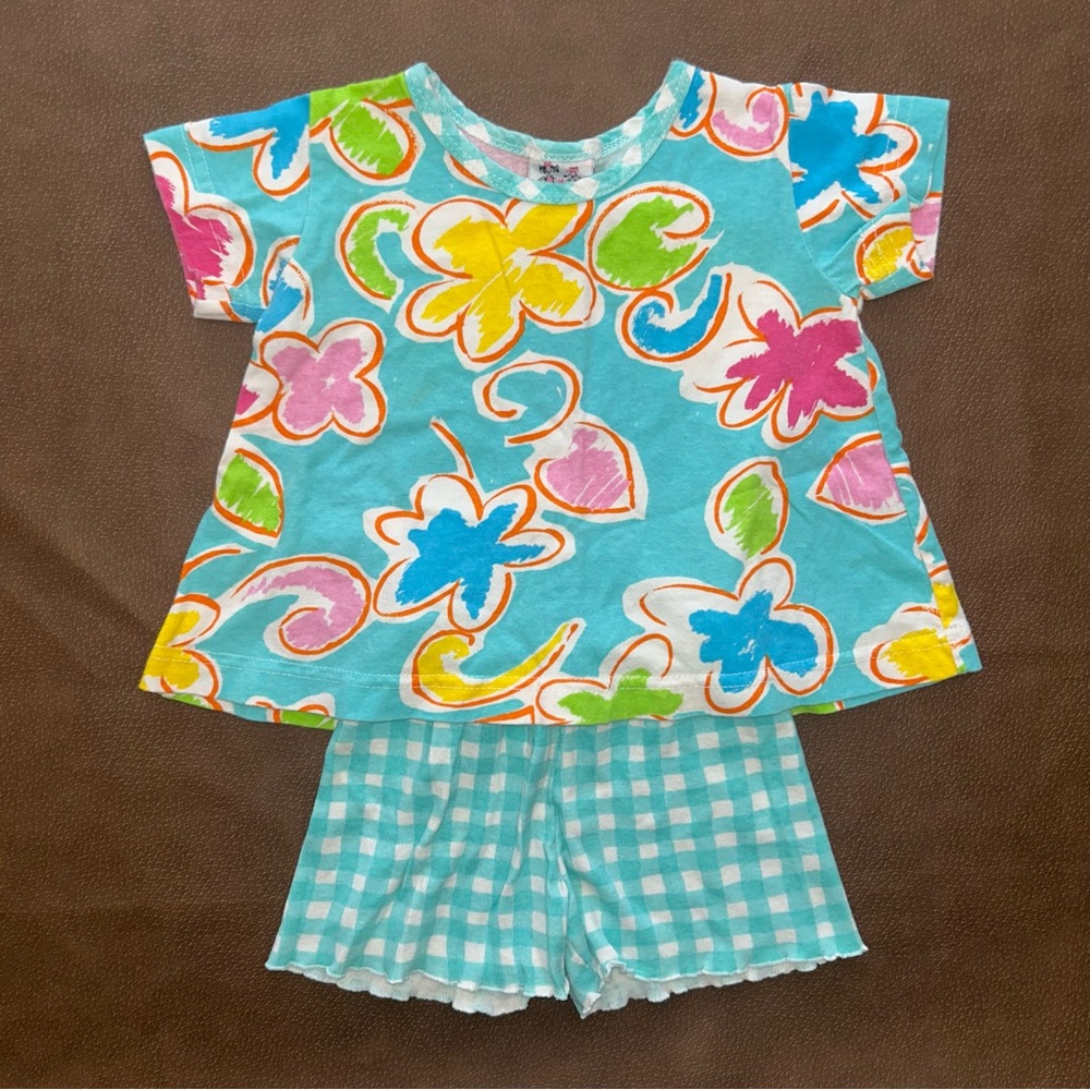 Colorful Floral Toddlers Set